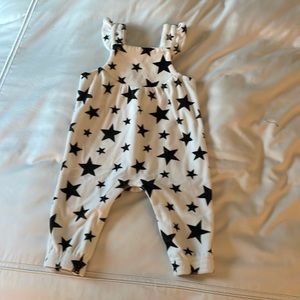 Angel Dear Star Jumper white with black stars